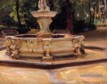 Une fontaine en marbre à Aranjuez Espagne John Singer Sargent